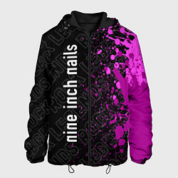 Куртка с капюшоном мужская Nine Inch Nails rock legends по-вертикали, цвет: 3D-черный