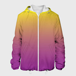 Мужская куртка Желто-фиолетовый градиент