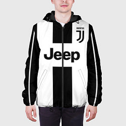 Куртка с капюшоном мужская Juventus collection, цвет: 3D-черный — фото 2