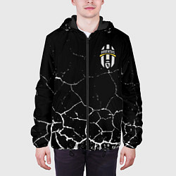 Куртка с капюшоном мужская Фк Ювентус, цвет: 3D-черный — фото 2