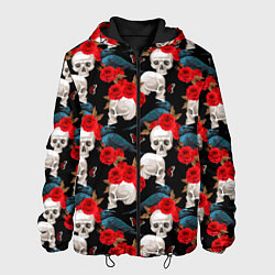 Мужская куртка Skull in roses