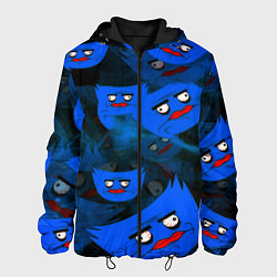 Куртка с капюшоном мужская Huggy Wuggy topgames, цвет: 3D-черный