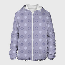 Мужская куртка Минималистичный фиолетовый орнамент
