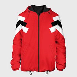 Куртка с капюшоном мужская Олимпийка - ретро, цвет: 3D-черный