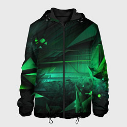 Мужская куртка Зеленая абстракция зеленая