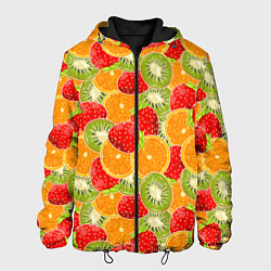 Мужская куртка Сочные фрукты и ягоды
