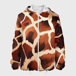 Мужская куртка Пятнистый мех жирафа