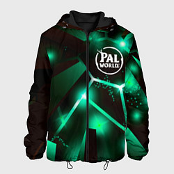 Куртка с капюшоном мужская Palworld разлом плит, цвет: 3D-черный