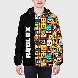 Куртка с капюшоном мужская Roblox - game, цвет: 3D-черный — фото 2