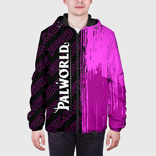 Мужская куртка Palworld pro gaming по-вертикали / 3D-Черный – фото 3
