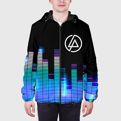 Мужская куртка Linkin Park эквалайзер / 3D-Черный – фото 3