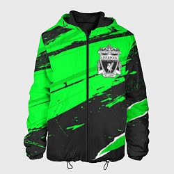 Куртка с капюшоном мужская Liverpool sport green, цвет: 3D-черный