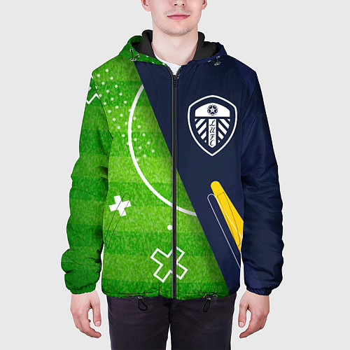 Мужская куртка Leeds United football field / 3D-Черный – фото 3