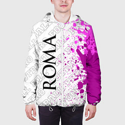 Куртка с капюшоном мужская Roma pro football по-вертикали, цвет: 3D-белый — фото 2