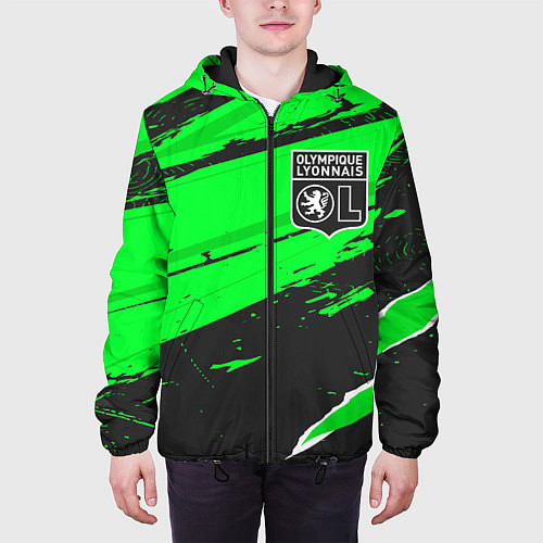 Мужская куртка Lyon sport green / 3D-Черный – фото 3