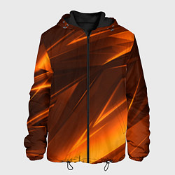 Мужская куртка Geometry stripes orange