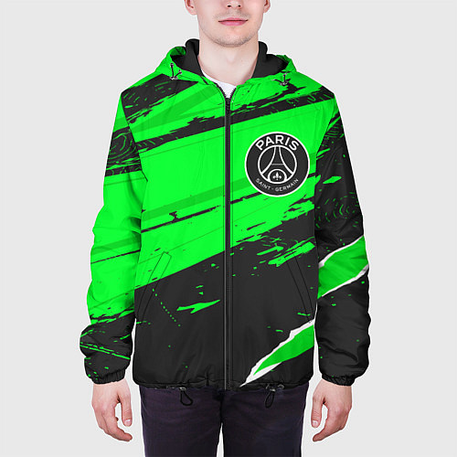 Мужская куртка PSG sport green / 3D-Черный – фото 3