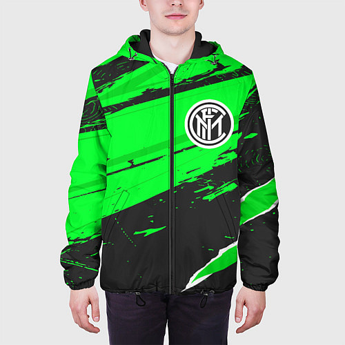 Мужская куртка Inter sport green / 3D-Черный – фото 3