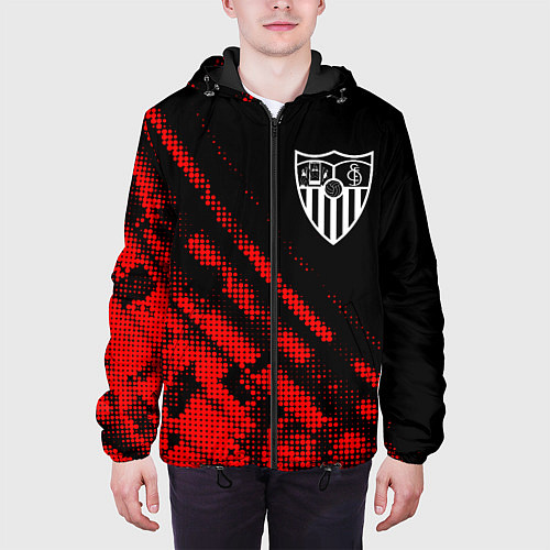 Мужская куртка Sevilla sport grunge / 3D-Черный – фото 3