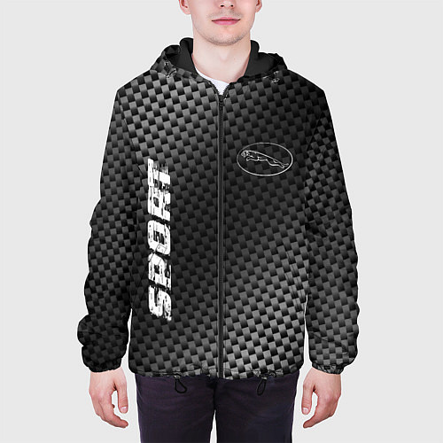 Мужская куртка Jaguar sport carbon / 3D-Черный – фото 3