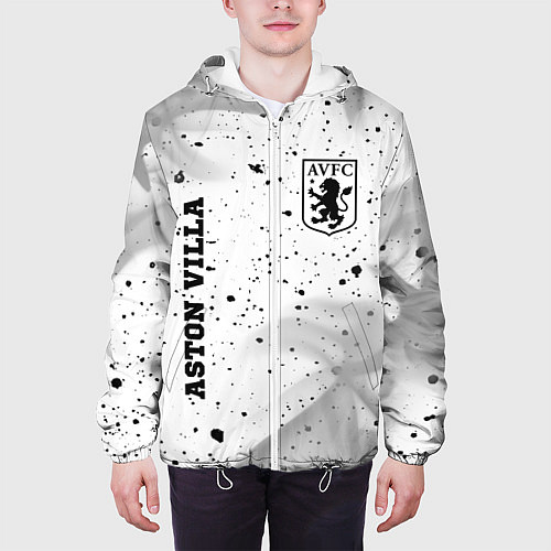 Мужская куртка Aston Villa sport на светлом фоне вертикально / 3D-Белый – фото 3