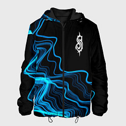 Куртка с капюшоном мужская Slipknot sound wave, цвет: 3D-черный