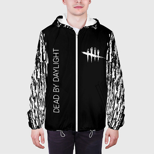 Мужская куртка Мертвы к рассвету / 3D-Белый – фото 3