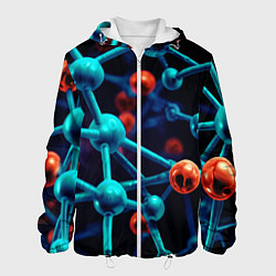 Мужская куртка Молекулы под микроскопом