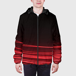 Куртка с капюшоном мужская Веяние, цвет: 3D-черный — фото 2