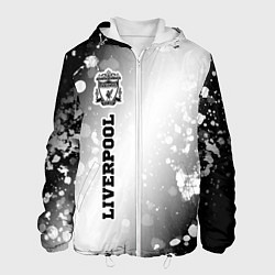Куртка с капюшоном мужская Liverpool sport на светлом фоне по-вертикали, цвет: 3D-белый