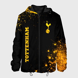 Мужская куртка Tottenham - gold gradient вертикально