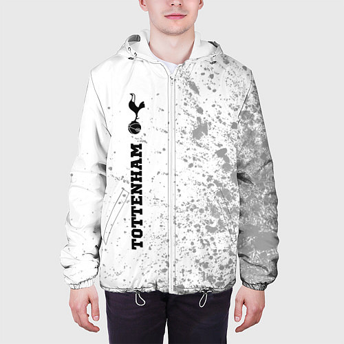 Мужская куртка Tottenham sport на светлом фоне по-вертикали / 3D-Белый – фото 3