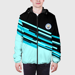 Куртка с капюшоном мужская Chelsea sport fc, цвет: 3D-черный — фото 2