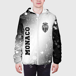 Куртка с капюшоном мужская Monaco sport на светлом фоне вертикально, цвет: 3D-белый — фото 2