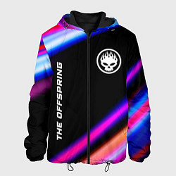 Куртка с капюшоном мужская The Offspring neon rock lights, цвет: 3D-черный