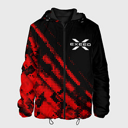 Куртка с капюшоном мужская Exeed sport grunge, цвет: 3D-черный