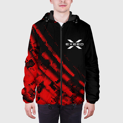 Мужская куртка Exeed sport grunge / 3D-Черный – фото 3