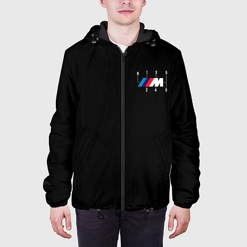 Мужская куртка BMW motorsport six-speed / 3D-Черный – фото 3