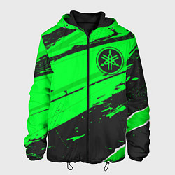 Куртка с капюшоном мужская Yamaha sport green, цвет: 3D-черный