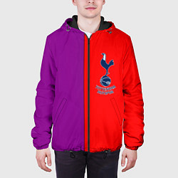 Куртка с капюшоном мужская Tottenham fc geometry, цвет: 3D-черный — фото 2