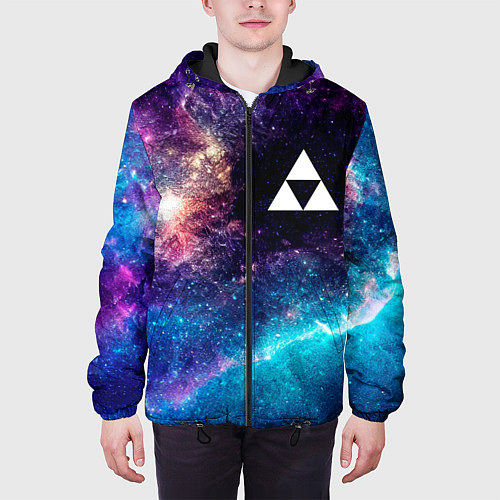Мужская куртка Zelda space game / 3D-Черный – фото 3