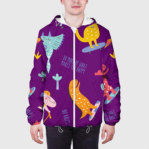 Мужская куртка No rules / 3D-Белый – фото 3