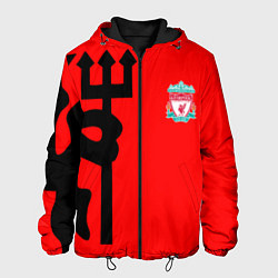 Куртка с капюшоном мужская Liverpool fc sport steel, цвет: 3D-черный