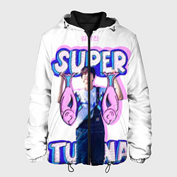 Куртка с капюшоном мужская BTS Super Tuna, цвет: 3D-черный