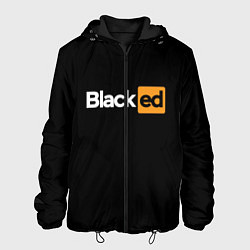 Куртка с капюшоном мужская Blacked, цвет: 3D-черный