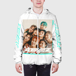 Куртка с капюшоном мужская Ateez участники, цвет: 3D-белый — фото 2