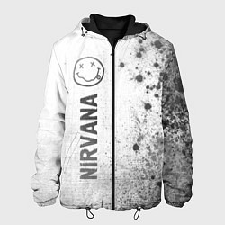 Куртка с капюшоном мужская Nirvana - white gradient по-вертикали, цвет: 3D-черный