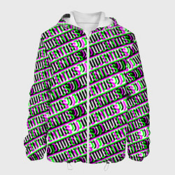 Мужская куртка Juventus glitch pattern