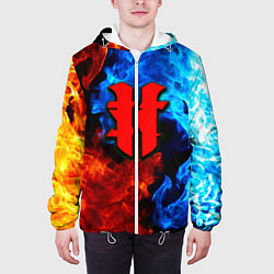 Куртка с капюшоном мужская Starcraft fire steel, цвет: 3D-белый — фото 2