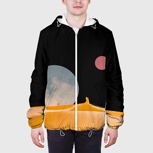 Мужская куртка Arrakis sandworm Dune / 3D-Белый – фото 3